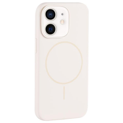Large Hole Camera MagSafe Liquid Silicone Full Coverage Phone Case, For iPhone 13, For iPhone 12