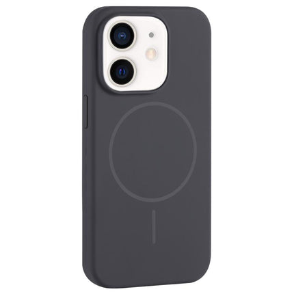 Large Hole Camera MagSafe Liquid Silicone Full Coverage Phone Case, For iPhone 13, For iPhone 12