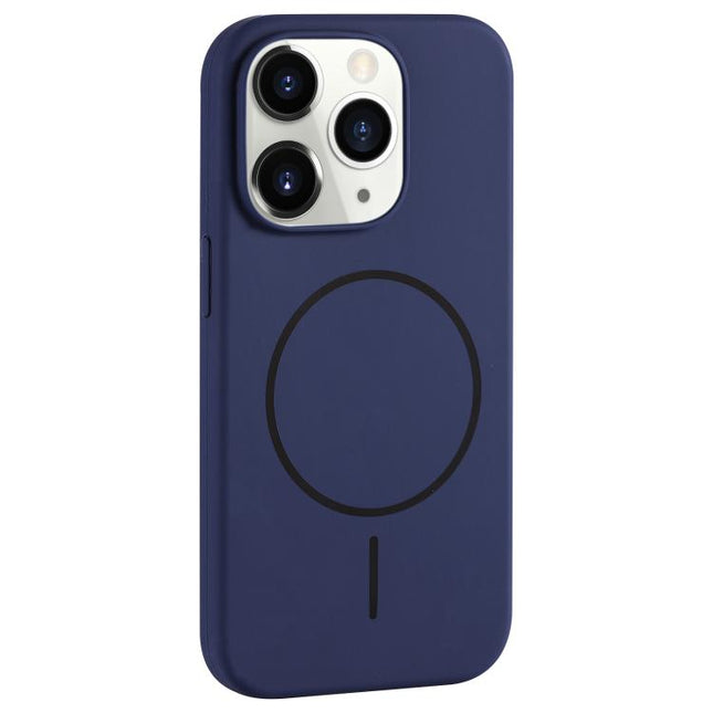 Large Hole Camera MagSafe Liquid Silicone Full Coverage Phone Case, For iPhone 11 Pro Max, For iPhone 11