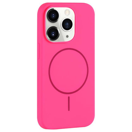 Large Hole Camera MagSafe Liquid Silicone Full Coverage Phone Case, For iPhone 11 Pro Max, For iPhone 11