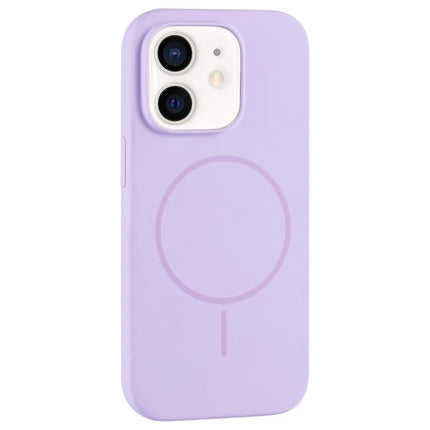 Large Hole Camera MagSafe Liquid Silicone Full Coverage Phone Case, For iPhone 11 Pro Max, For iPhone 11