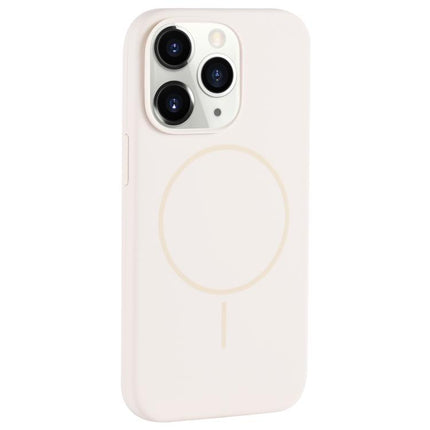 Large Hole Camera MagSafe Liquid Silicone Full Coverage Phone Case, For iPhone 11 Pro