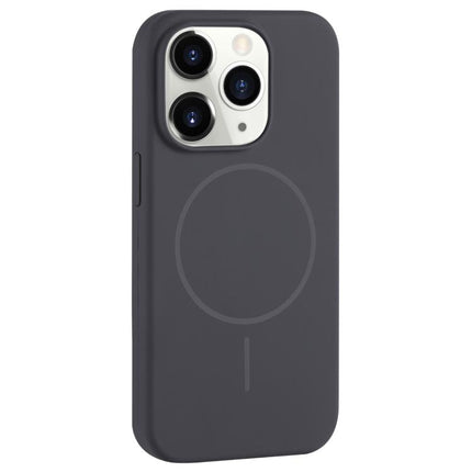 Large Hole Camera MagSafe Liquid Silicone Full Coverage Phone Case, For iPhone 11 Pro