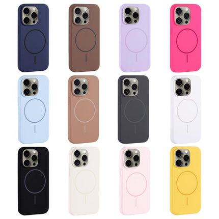 Large Hole Camera MagSafe Liquid Silicone Full Coverage Phone Case, For iPhone 17, For iPhone Air