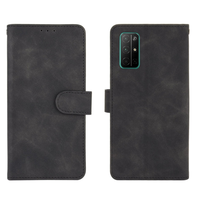 Solid Color Skin Feel Magnetic Buckle Horizontal Flip Calf Texture PU Leather Case with Holder & Card Slots & Wallet, For Huawei Honor 30S, For Huawei P30, For Huawei Honor 30 Youth, For Huawei Honor Play 9A / Honor 9A