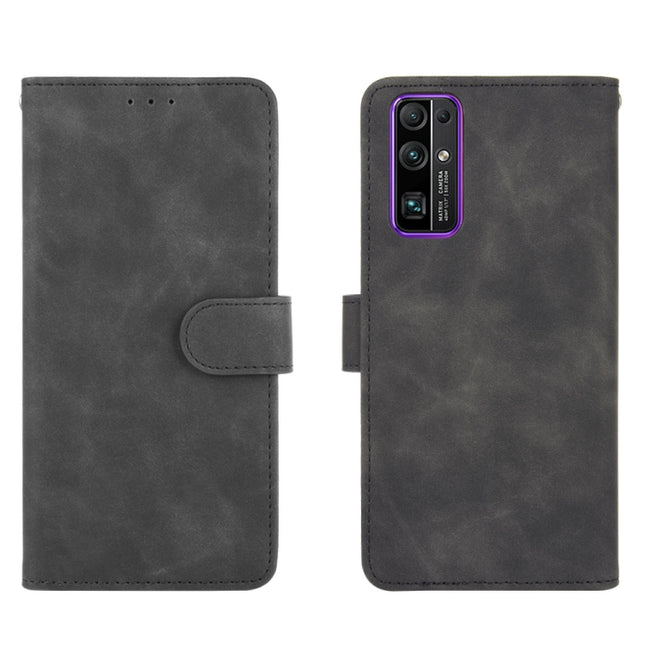 Solid Color Skin Feel Magnetic Buckle Horizontal Flip Calf Texture PU Leather Case with Holder & Card Slots & Wallet, For Huawei Honor 30, For Huawei Y6 (2019) / Honor Y6s, For Huawei Honor 30 Pro, For Huawei Y6p