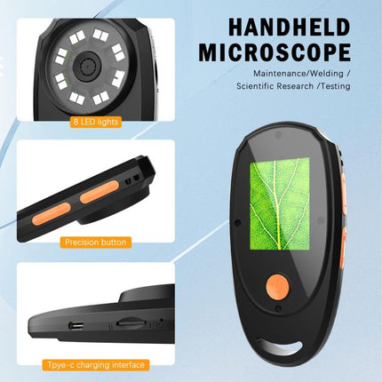 CPL-05-0011 2MP 2 inch HD Screen Handheld Digital Microscope 500X Magnification, CPL-05-0011