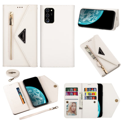 Skin Feel Zipper Horizontal Flip Leather Case with Holder & Card Slots & Photo Frame & Lanyard & Long Rope, For Samsung Galaxy Note20, For Samsung Galaxy Note20 Ultra, For Samsung Galaxy S20, For Samsung Galaxy S20+