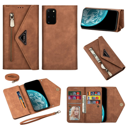Skin Feel Zipper Horizontal Flip Leather Case with Holder & Card Slots & Photo Frame & Lanyard & Long Rope, For Samsung Galaxy Note20, For Samsung Galaxy Note20 Ultra, For Samsung Galaxy S20, For Samsung Galaxy S20+