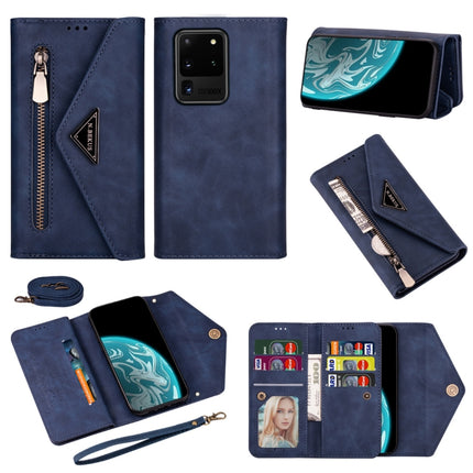 Skin Feel Zipper Horizontal Flip Leather Case with Holder & Card Slots & Photo Frame & Lanyard & Long Rope, For Samsung Galaxy S20 Ultra, For Samsung Galaxy Note10 Lite / A81 / M60s, For Samsung Galaxy S10 Lite / A91 / M80s, For Samsung Galaxy Note10