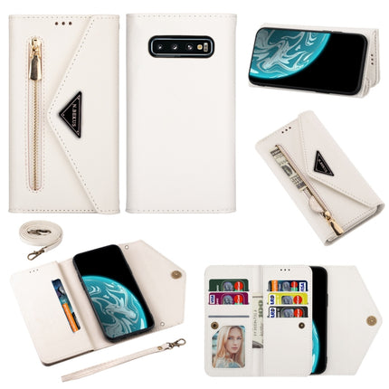 Skin Feel Zipper Horizontal Flip Leather Case with Holder & Card Slots & Photo Frame & Lanyard & Long Rope, For Samsung Galaxy Note10+, For Samsung Galaxy S10, For Samsung Galaxy S10+, For Samsung Galaxy S10e