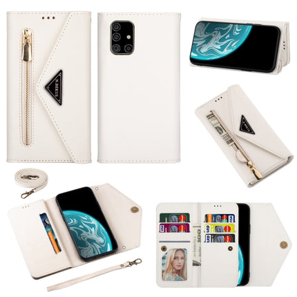 Skin Feel Zipper Horizontal Flip Leather Case with Holder & Card Slots & Photo Frame & Lanyard & Long Rope, For Samsung Galaxy A21, For Samsung Galaxy A41, For Samsung Galaxy A51, For Samsung Galaxy A71