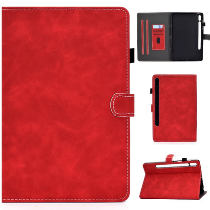 Cowhide Texture Horizontal Flip Leather Case with Holder & Card Slots & Sleep / Wake-up Function, For Samsung Galaxy Tab S8 / Galaxy Tab S7 T870