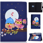 For Samsung Galaxy Tab S8 / Galaxy Tab S7 T870 / Couple Owls