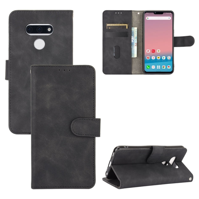 Solid Color Skin Feel Magnetic Buckle Horizontal Flip Calf Texture PU Leather Case with Holder & Card Slots & Wallet, For LG Q70, For LG Style 3, For LG Stylo 6, For LG V60 ThinQ 5G