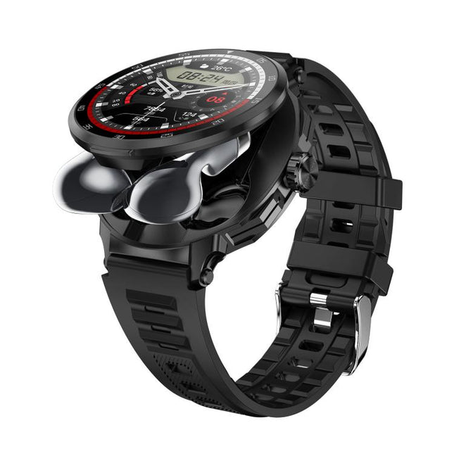 D11 1.46 inch 2 in 1 Bluetooth Earphone Smart Watch, Support Bluetooth Call / NFC / Heart Rate