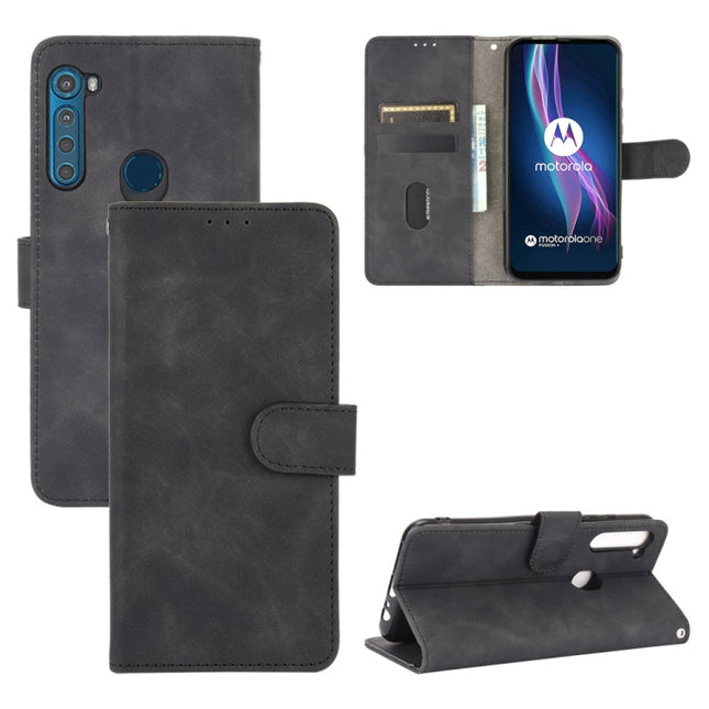 Solid Color Skin Feel Magnetic Buckle Horizontal Flip Calf Texture PU Leather Case with Holder & Card Slots & Wallet, For Motorola Moto One Fusion Plus, For Motorola Moto One Hyper, For Motorola Moto One Pro / One Zoom, For Motorola Moto G Stylus / G Pro