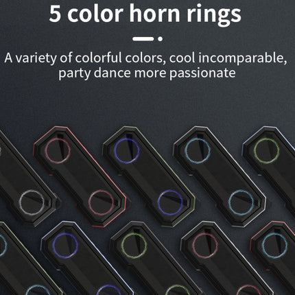 X8 Wireless Bluetooth Speaker IPX7 Waterproof Color Light Subwoofer