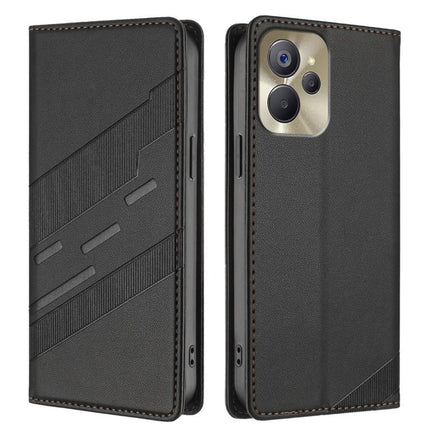 Embossed Multi-functional Wallet Retro Leather Phone Case, For Realme 10 5G, For Realme C33, For Realme C30