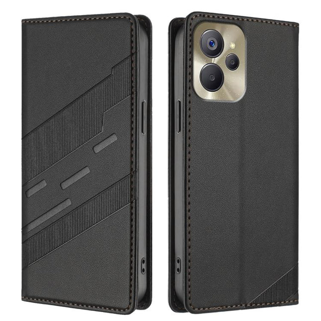 Embossed Multi-functional Wallet Retro Leather Phone Case, For Realme 10 5G, For Realme C33, For Realme C30
