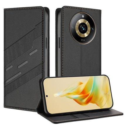 Embossed Multi-functional Wallet Retro Leather Phone Case, For Realme GT3, For Realme 10 Pro, For Realme 10 Pro+