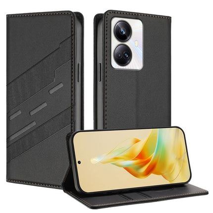 Embossed Multi-functional Wallet Retro Leather Phone Case, For Realme GT3, For Realme 10 Pro, For Realme 10 Pro+