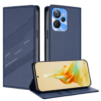 Embossed Multi-functional Wallet Retro Leather Phone Case, For Realme C65 4G, For Realme 10T, For Realme C55