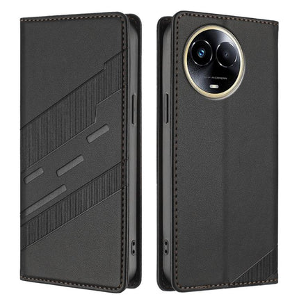 Embossed Multi-functional Wallet Retro Leather Phone Case, For Realme 11 5G, For Realme C53 4G, For Realme 11 Pro