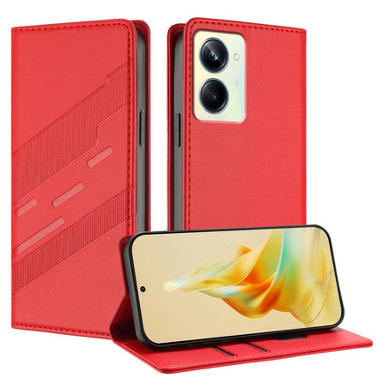 Embossed Multi-functional Wallet Retro Leather Phone Case, For Realme 11 5G, For Realme C53 4G, For Realme 11 Pro