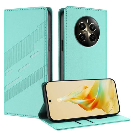 Embossed Multi-functional Wallet Retro Leather Phone Case, For Realme 12 5G, For Realme 12+, For Realme 12 Pro