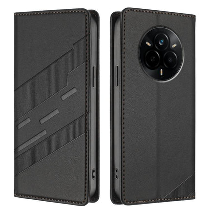 Embossed Multi-functional Wallet Retro Leather Phone Case, For Realme 14 Pro, For Realme C75 4G, For Realme GT7 Pro