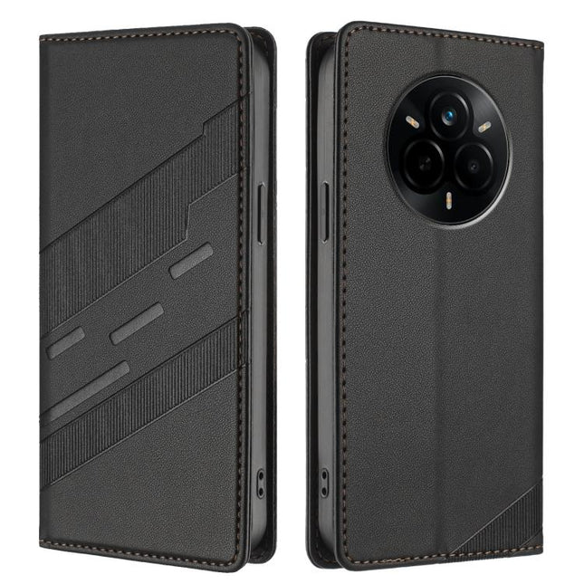 Embossed Multi-functional Wallet Retro Leather Phone Case, For Realme 14 Pro, For Realme C75 4G, For Realme GT7 Pro