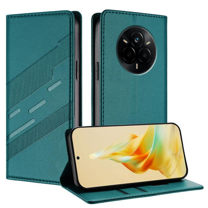 Embossed Multi-functional Wallet Retro Leather Phone Case, For Realme 14 Pro, For Realme C75 4G, For Realme GT7 Pro