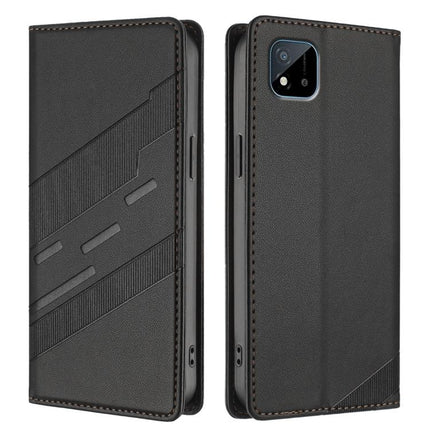 Embossed Multi-functional Wallet Retro Leather Phone Case, For Realme C20