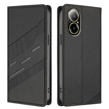 Embossed Multi-functional Wallet Retro Leather Phone Case, For Realme C67 4G, For Realme 11 4G, For Realme GT5