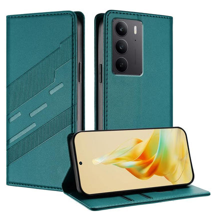 Embossed Multi-functional Wallet Retro Leather Phone Case, For Realme 14 Pro, For Realme C75 4G, For Realme GT7 Pro