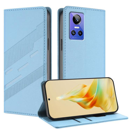 Embossed Multi-functional Wallet Retro Leather Phone Case, For Realme V23, For Realme GT Neo3, For Realme 9 Pro+
