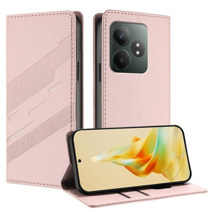 Embossed Multi-functional Wallet Retro Leather Phone Case, For Realme 12 4G, For Realme C63 4G, For Realme GT Neo6