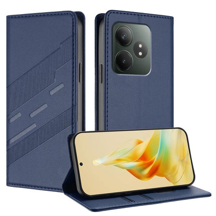 Embossed Multi-functional Wallet Retro Leather Phone Case, For Realme 12 4G, For Realme C63 4G, For Realme GT Neo6