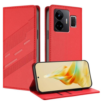 Embossed Multi-functional Wallet Retro Leather Phone Case, For Realme GT3, For Realme 10 Pro, For Realme 10 Pro+