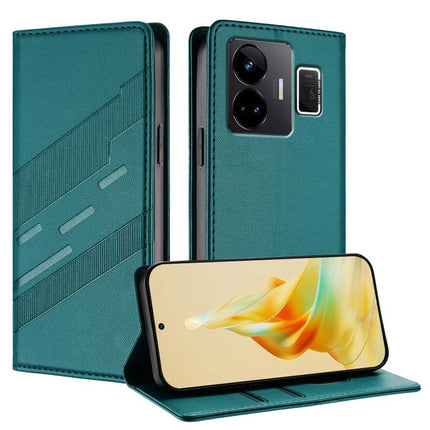 Embossed Multi-functional Wallet Retro Leather Phone Case, For Realme GT3, For Realme 10 Pro, For Realme 10 Pro+