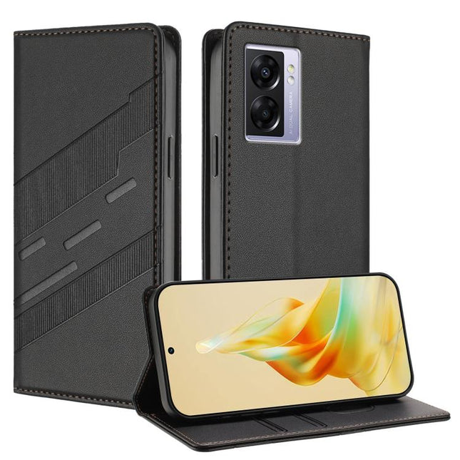 Embossed Multi-functional Wallet Retro Leather Phone Case, For Realme V23, For Realme GT Neo3, For Realme 9 Pro+