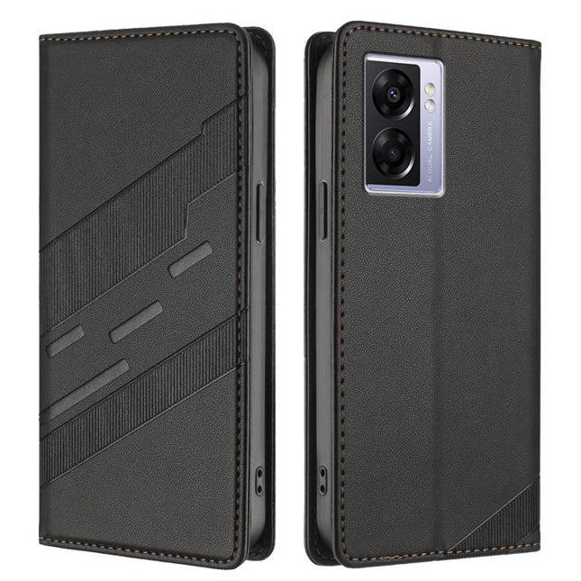 Embossed Multi-functional Wallet Retro Leather Phone Case, For Realme V23, For Realme GT Neo3, For Realme 9 Pro+