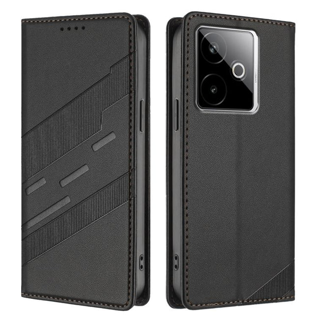 Embossed Multi-functional Wallet Retro Leather Phone Case, For Realme GT 7 Global, For Realme 14, For Realme P3 Ultra 5G