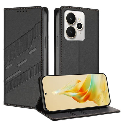 Embossed Multi-functional Wallet Retro Leather Phone Case, For Realme 15 5G, For Realme C71 4G, For Realme Neo7 Turbo