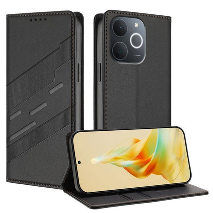 Embossed Multi-functional Wallet Retro Leather Phone Case, For Realme P4 5G, For Realme C71 India, For Realme 15 Pro 5G
