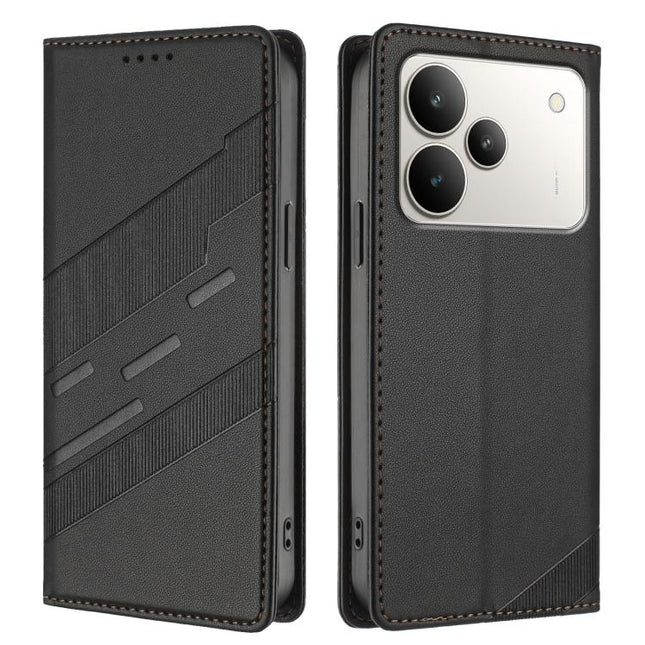 Embossed Multi-functional Wallet Retro Leather Phone Case, For Realme P4 5G, For Realme C71 India, For Realme 15 Pro 5G
