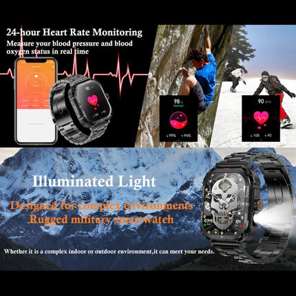 LF37 2.1 inch BT Call Smart Watch, Support Blood Oxygen / Heart Rate / Female Menstrual