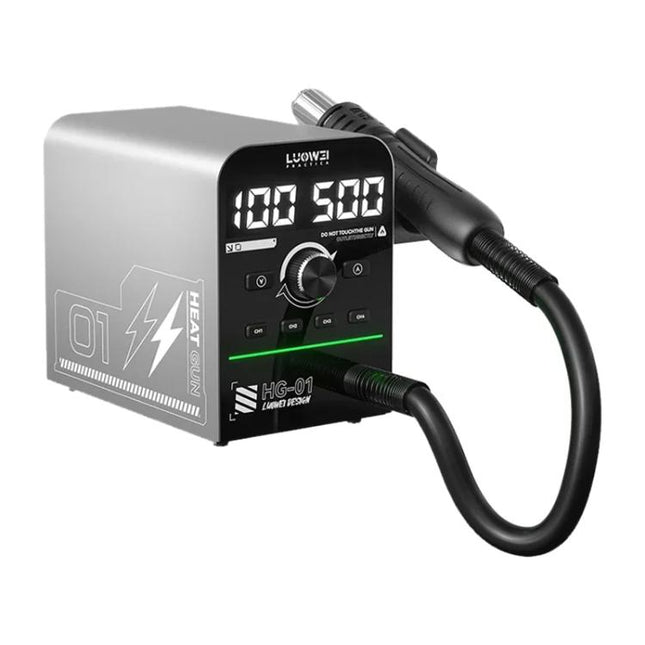 Luowei HG-01 800W Intelligent Digital Hot Air Gun BGA Desoldering Rework Station, HG-01 US Plug