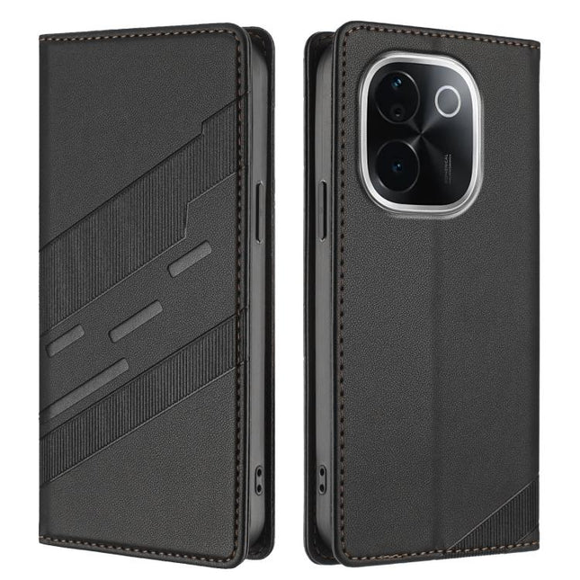 Embossed Multi-functional Wallet Retro Leather Phone Case, For vivo iQOO Z9s Pro 5G India, For vivo Y03 4G Global, For vivo V40 Lite 5G Global